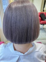 ヘアサロン ビビット 久宝寺店(VIVIT) 白髪ぼかしブリーチ　パープルシルバー