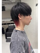 ホワイト(WHITE)&nbsp;マッシュウルフ　デザインカラー