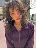 顔まわりヘアーカットレイヤーレイヤーカットカラーYUKI