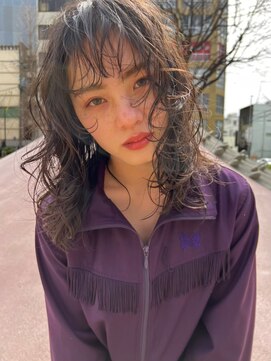 パークレーン アイス イヴェン(park lane ICI yeven) 顔まわりヘアーカットレイヤーレイヤーカットカラーYUKI