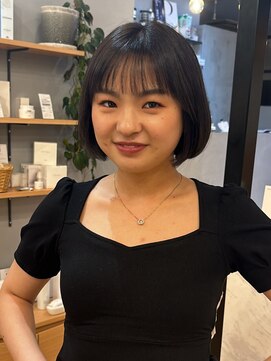 ジアン テラス(GIEN TERRASSE) 内巻きボブ/ボブ/アッシュグレージュ＠重里