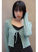 黒髪ボブルフネビージュ小顔ヘアワンレン