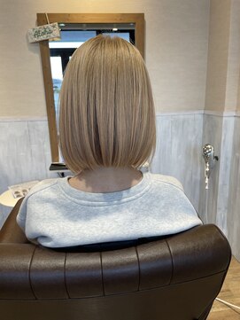 ハッシュバイリノア 喜連瓜破店(HASH by LINOAH) ハイトーンボブ