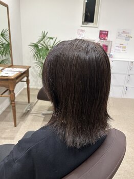 アミオーガニックカラーの写真/2席のみのプライベート空間でお手頃×高品質を叶える！マンツーマン施術であなたの理想のスタイルに◎