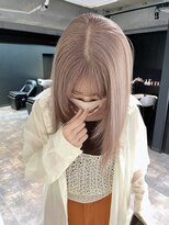 ペレ アネックス 大阪梅田茶屋町店(PELE ANNEX)&nbsp;ホワイトグレージュ/デジタルパーマ/チェリーブラウン/梅田