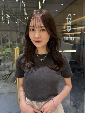 ゼスト フィーノ(ZEST fino) 【橋本姫奈】顔まわりカット×オリーブベージュ