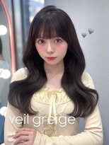 アッシュグレー/グレージュ/韓国ヘア/渋谷/レイヤー/顔まわり