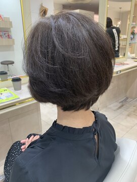 アッシュ 仙川店(Ash) 40代50代60代髪型ボリュームアップボブミセスボブ艶カラー