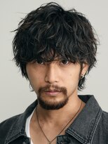 フィフス(fifth) 原宿シャドウパーマメンズカットラウンドマッシュウルフパーマ