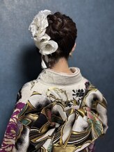 ティアラ 栄(TIARA)&nbsp;お団子ヘア×振袖【和装アップスタイルヘアアレンジ】