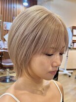 ブリッツ レボ(BLITZ-REVO)&nbsp;着物ヘア/ダークアッシュ/ミディアムレイヤーカット/柏駅