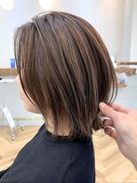 メイキー 本厚木(MA-IKI)&nbsp;くびれミディアムレイヤーボブ髪質改善白髪染め/メイキー本厚木