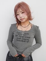 インク サカエ(inq sakae)&nbsp;ケアブリーチ2回/トリプルカラー/ラテベージュ/レイヤーカット