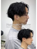 ディータ(Dita) 波巻きシャドウルーズスパイラルセンターパート大宮メンズパーマ