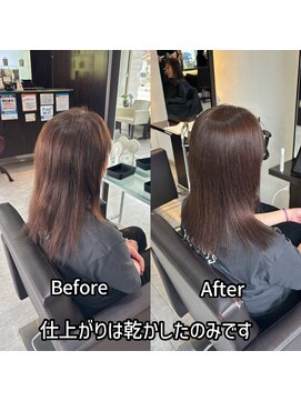 ルフール 千葉店(ref-le) 美髪矯正(縮毛矯正)で毎日続くツヤ髪に…