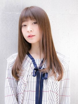 ルティア(Lutia) ミルクティーベージュ サラツヤロング 縮毛矯正☆