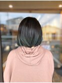 バレイヤージュボブ