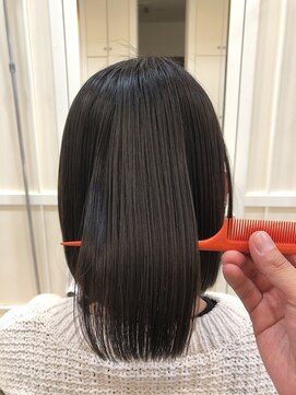 リメル 奥沢自由が丘店(Remel) 【髪質改善】クセに負けないボブ×縮毛矯正