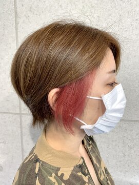 エー(...a) イヤリングカラーピンク