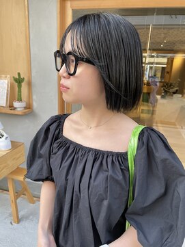 ミー(mii) 【mii】ミニボブ×ハイライト
