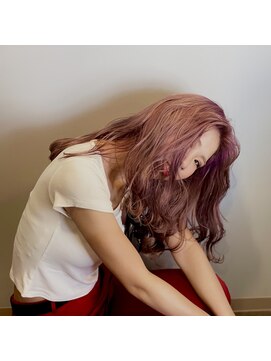 ヘアグレース レフア(hair grace Lehua) 大人かわいいコットンピンクカラー