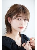お手入れ簡単ミディアムヘア