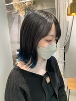 リル 住吉店(LiL) 裾カラー×青２０２２→金岡