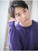 ダークアッシュでハンサムマニッシュショートQ