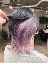 コワファーストナガサキシャンプーボーイ(COIFF1RST NAGASAKI SHAMPOO BOY)&nbsp;ブリーチ2回 ペールピンクラベンダー