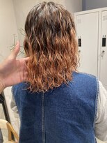 エイト ヘアサロン 渋谷本店(EIGHT)&nbsp;ブリーチパーマ/オレンジベージュ