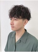 ソフトツイスパ×メンズパーマ