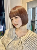 トト 船橋店(toto.)&nbsp;ピンクブラウン切りっぱなしボブ美髪くびれレイヤー小顔[西船橋]