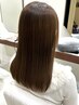【くせ毛でお悩みの方に】ナチュラル縮毛矯正ストレート（カット別）