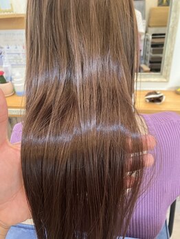 オーキッド(Orchid)の写真/ダメージが気になる方にも！今話題の“メテオカラー”で染めながら髪質改善！しっとりサラサラの美髪に♪