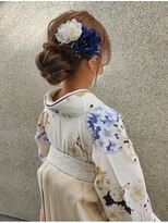 美容室 エクセモ小山&nbsp;ヘアセット/小山/編みおろし/卒業式/成人式/お呼ばれアレンジ