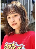 ミディアムパーマボブパーマ前髪パーマニュアンスパーマウェーブ