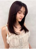 レイヤー/ネビージュ/韓国ヘア/イメチェン/縮毛矯正/中野/