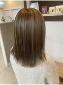 白髪ぼかしハイライト