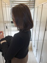 スタイル 成城学園前(STYLE) 落ち着いた印象 モカブラウンカラー 大人女性ボブスタイル