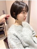 *滝田*吉祥寺似合わせ20代30代40代小顔ショートボブツヤブラウン