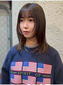 ホワイトグレージュ/デジタルパーマ/チェリーブラウン/下北沢