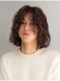 メンズ緩めパーマ