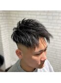 ☆64アップバング×スキンフェード☆