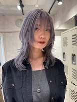 ハイプ(HYPE)&nbsp;藤沢/ブリーチ/ダブルカラー/ウルフレイヤーカット/シルバー