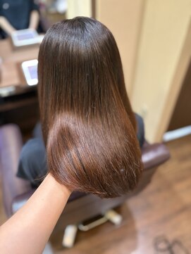 グリームバイフォルテ 藤枝(gream by FORTE) 髪質改善/ツヤ髪/オレンジブラウン