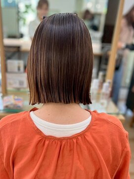 ネオリーブ クーロ(Neolive curro) 小顔タッセルボブ×似合わせカット[ボブ/縮毛矯正/丸型卵型】