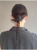 タイト編み下ろし