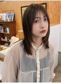 ハッシュカット/シャギー/チャコールグレー/レイヤーカット3