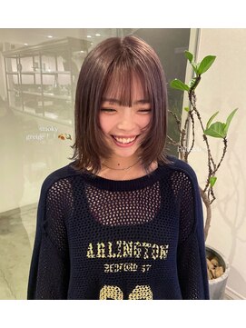 ムクヘア(MUKU hair) smoky greige！