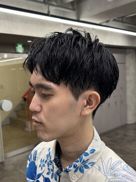 ニコ トウキョウ ロジック(nico TOKYO Logic) 刈り上げアップバングスパイキーショートパーマスパイラルパーマ